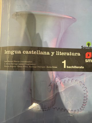Libro de texto Lengua castellana y literatura