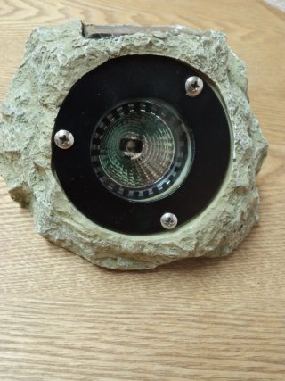 Lámpara Solar Piedra Decorativa