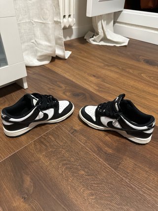 Nike Dunk Low Blanco y Negro TALLA 35.5