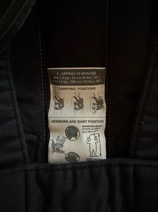 Portabebés Babybjörn Negro