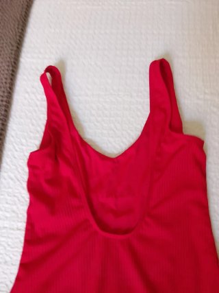 Bañador mujer rojo