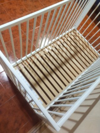 Cuna IKEA Gulliver Clásica Blanca 2 Alturas 60x120