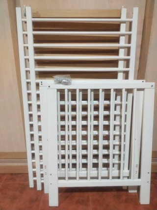 Cuna IKEA Gulliver Clásica Blanca 2 Alturas 60x120