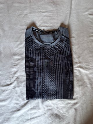 Maglietta Under Armour da Palestra Nero/Grigio