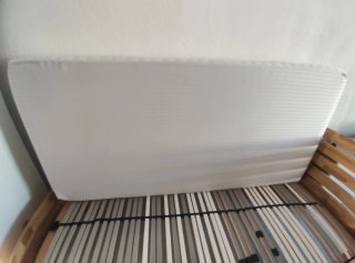 2 camas 90 madera canapé y colchón