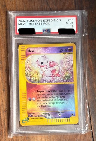 Mew Expedition Reverse Holo PSA 9