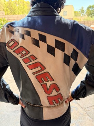 Mono Dainese Cuero Vintage 2 Piezas Talla M