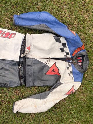 Mono Dainese Cuero Vintage 2 Piezas Talla M
