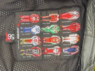 Mono Dainese Cuero Vintage 2 Piezas Talla M