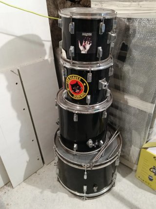 Batería Acústica Negra