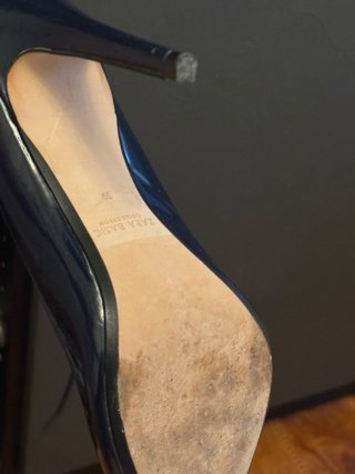 Zapatos de tacón Zara azules