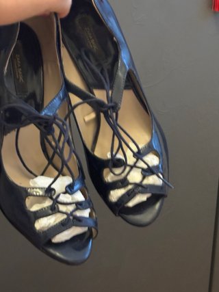 Zapatos de tacón Zara azules