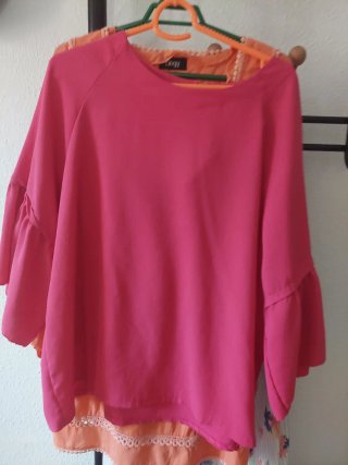 Camisa Bogy manga acampanada