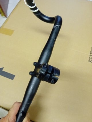Manillar y potencia bici carretera aluminio