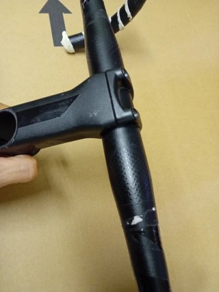 Manillar y potencia bici carretera aluminio