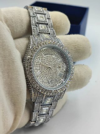 Elegante reloj mujer con diamantes