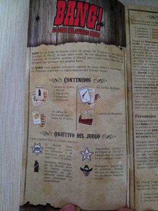 Juego de cartas La Bala