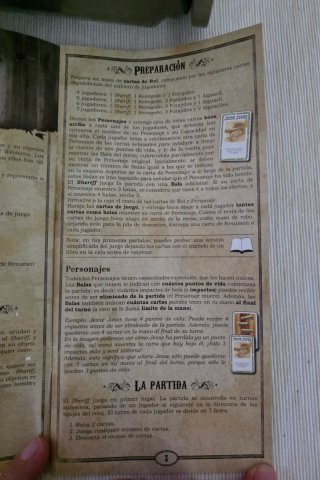 Juego de cartas La Bala