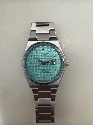 Reloj Tissot PRX Automático Esfera Turquesa