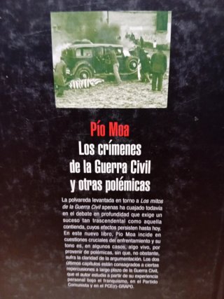 Lote de libros de Pio Moa (Guerra civil española)