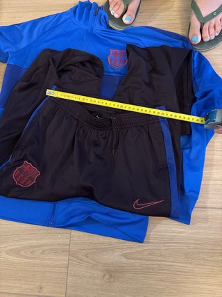 Chándal Nike Barça Azul y Negro Talla XL niño