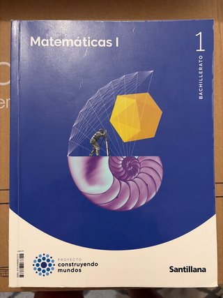 Libro matematicas 1 primero bachillerato