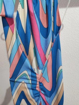 Vestido largo fiesta escote espalda