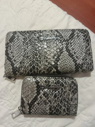 Set de Carteras Estampado Serpiente