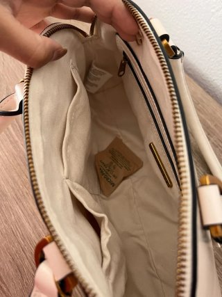 Bolso Steve Madden Beige y Dorado