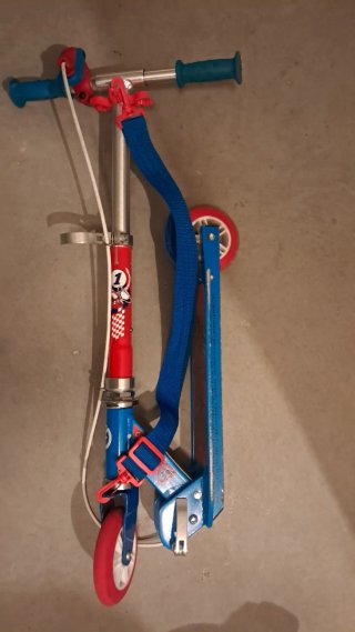 Patinete Oxelo Infantil Azul y Rojo