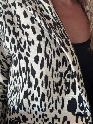 Chaqueta Zara Animal Print Talla S