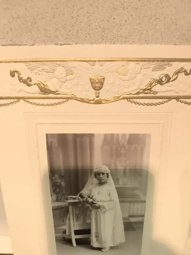 Fotografía antigua Primera Comunión Bañón Vich