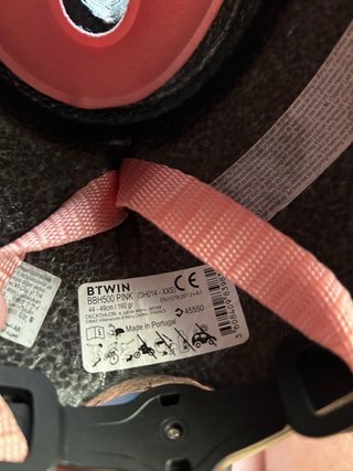 Casco bici infantil rosa
