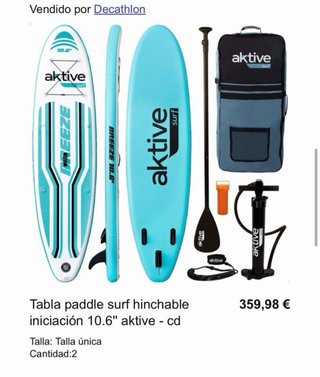 Tabla Paddle Surf Hinchable Aktive 10.6