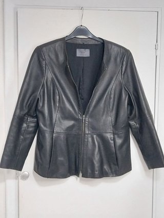 Chaqueta 100% piel. El Corte Inglés Woman, Talla L