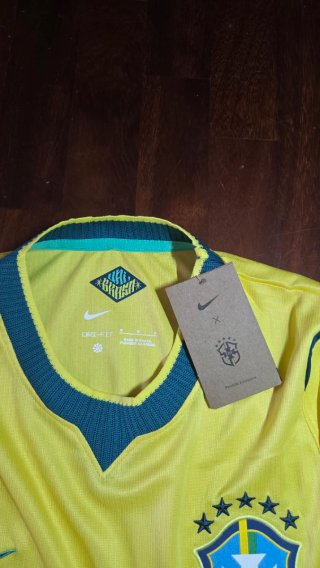 Maglia Brasile Mondiali 2026 Gialla Nike