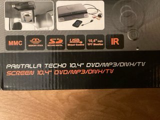 Pantalla Techo Coche Innovate 10.4 DVD/MP3