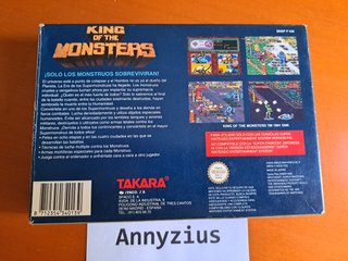 King of the Monsters SNES PAL ESP