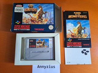 King of the Monsters SNES PAL ESP