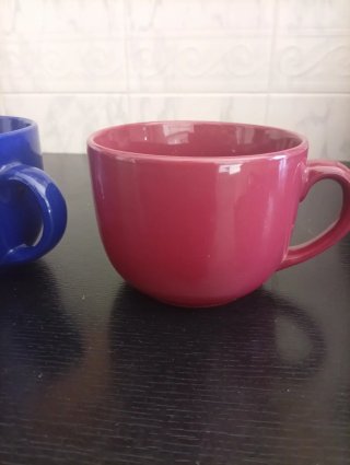 Tazas XXL Azul y Rojo