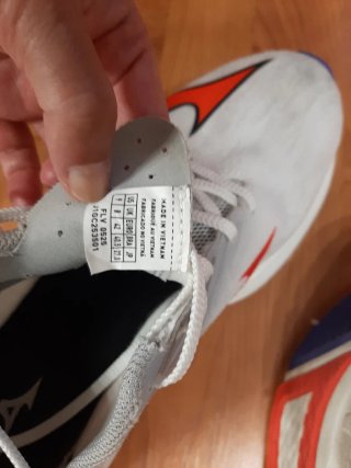 Zapatillas Mizuno Running Naranja Blanco