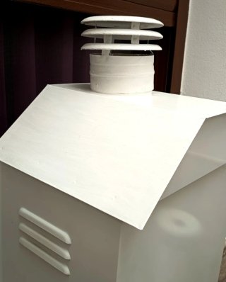 Armario de Aluminio blanco para Calentador de Gas