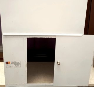Armario de Aluminio blanco para Calentador de Gas