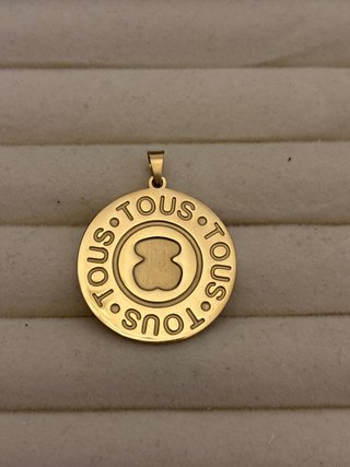 Medalla Oso Tous Acero Dorado