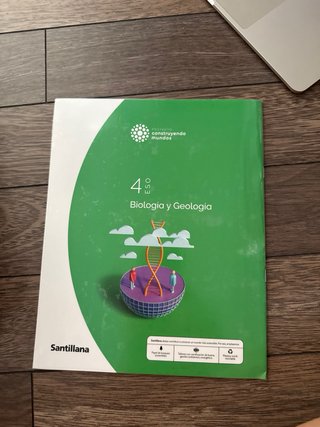 Libro Biologia y Geologia de 4 de la eso