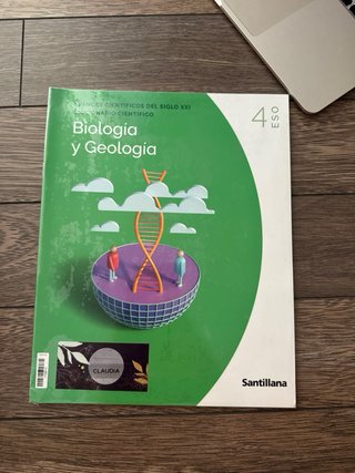 Libro Biologia y Geologia de 4 de la eso