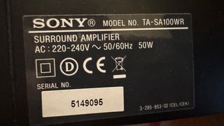 Altavoces Sony Home Cinema DAV-DZ880W