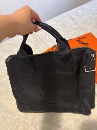 Maletín Negro Hermes