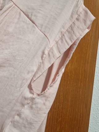 Blusa rosa de manga corta
