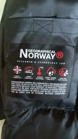 Parka Geographical Norway Talla S Negra